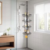 hoek doucherek plank - doucherek bathroom roestvrij staal organizer badkamer ‎44 x 10 x 28 cm;