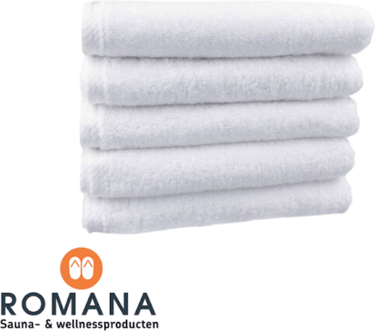 Romana Products Hotelhanddoek - Luxe Badhanddoek - Wit - 100cm x 180cm - Zacht en Absorberend