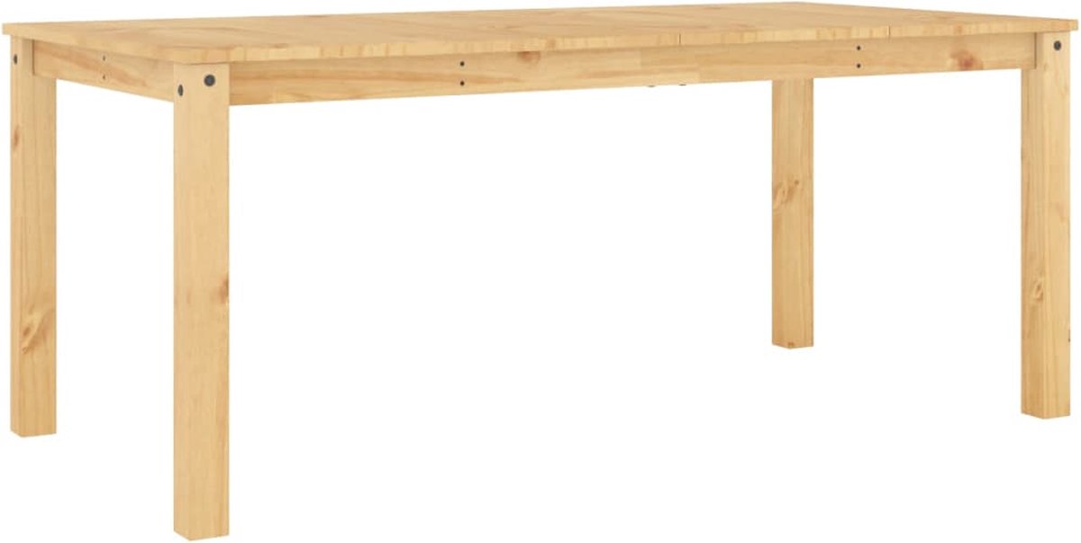 vidaXL Eettafel - Panama - 180x90x75 - cm - massief - grenenhout Bruin