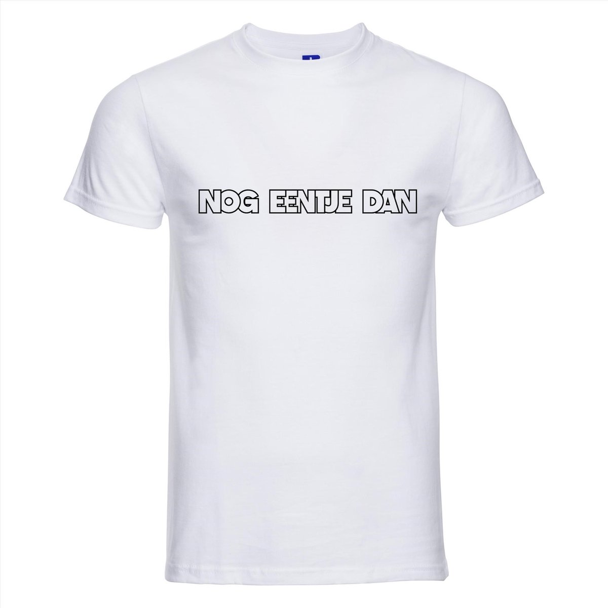 Nog eentje dan T-shirt - 100% Katoen - Maat 3XL - Classic Fit - Wit