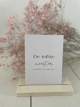 DAIZ Stationery - Wenskaart - Tofste Meester - A6 - BIO Papier