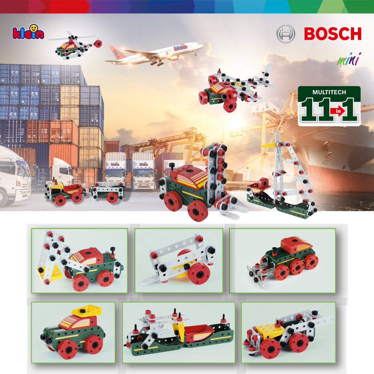 Klein Toys Bosch mini - werkbank No.1 - incl. accessoires - Speelgoed gereedschap — afbeelding 9