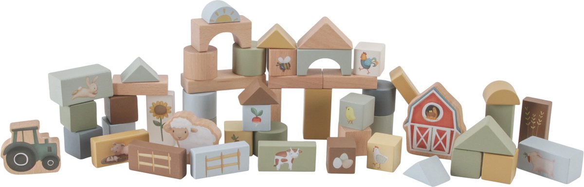 Little Dutch - Bouwblokken in ton FSC - Little Farm — afbeelding 7