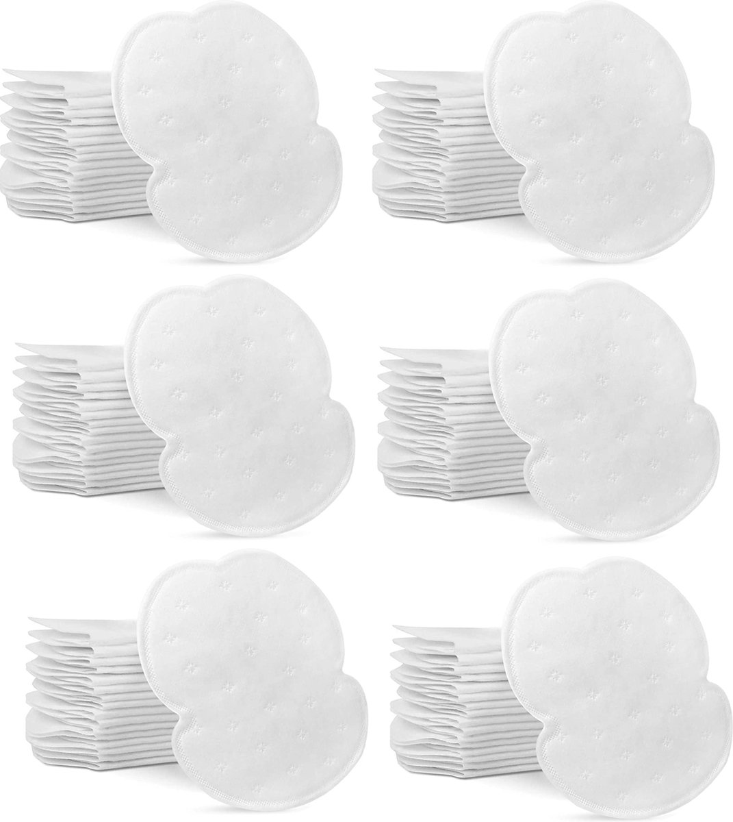 Goedkoopste Anti-Transpirant Okselpads - 130 Stuks - Katoen - Overmatig Zweten - Premium Okselpads - Katoen - Tegen Zweetvlekken - Nooit meer zweetvlekken op je T-Shirt - Perfecte Oplossing Tegen Okselzweet - Wegwerp - Katoen - Eenmalig gebruik - Wit