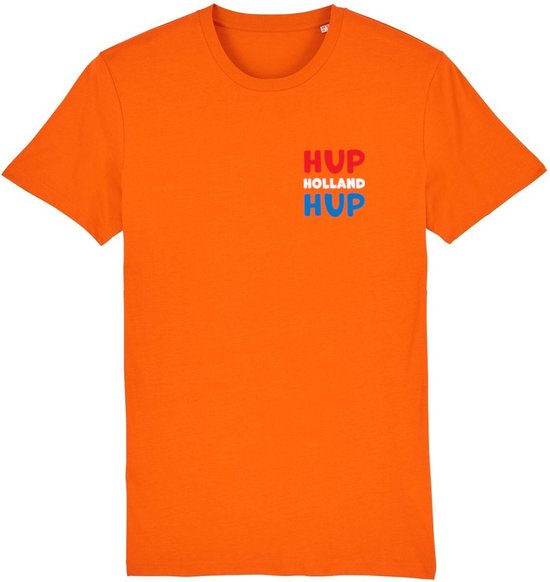 Hup Holland Hup Rustaagh unisex t-shirt XXL - Oranje shirt dames - Oranje shirt heren - Oranje shirt nederlands elftal - ek voetbal 2024 shirt - ek voetbal 2024 kleding - Nederlands elftal voetbal shirt