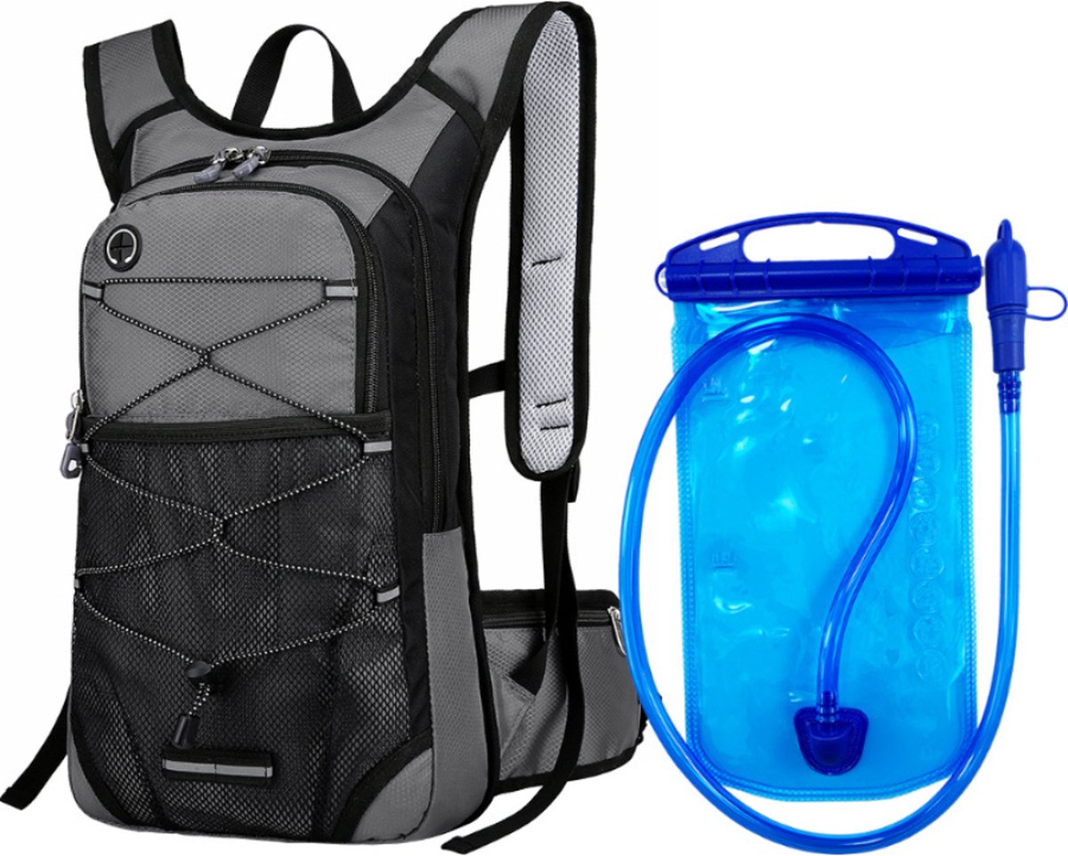 ATACAMA Drinkrugzak rood looprugzak heren en dames trailrunning rugzak fietsrugzak looprugzak voor drinkzak 2 l als waterrugzak met drinksysteem