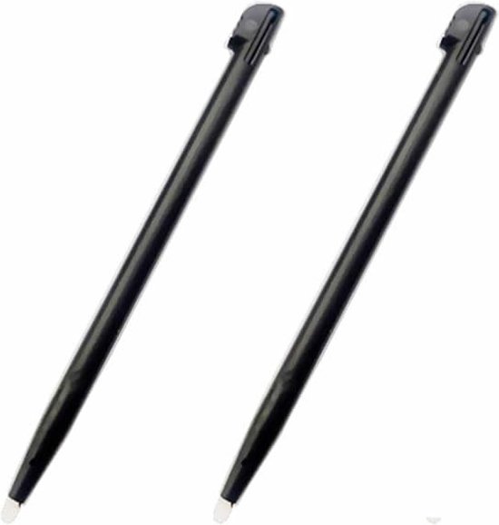 Foto: 2 x stylus pen geschikt voor de nintendo dsi xl zwart