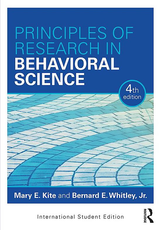 Principles of Research in Behavioral Science - cover