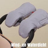 Gants De Poussette En Polaire épaisse - Coupe-vent, Imperméables, Avec Velcro Pour Fixation Facile Sur Le Guidon (pour Parents)