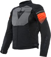 Dainese Air Fast Tex Jacket Black Gray Fluo Red 52 - Maat - Jas