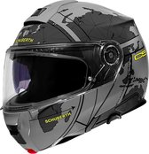 Schuberth C5 Globe Grey Black 2XL - Maat 2XL - Helm