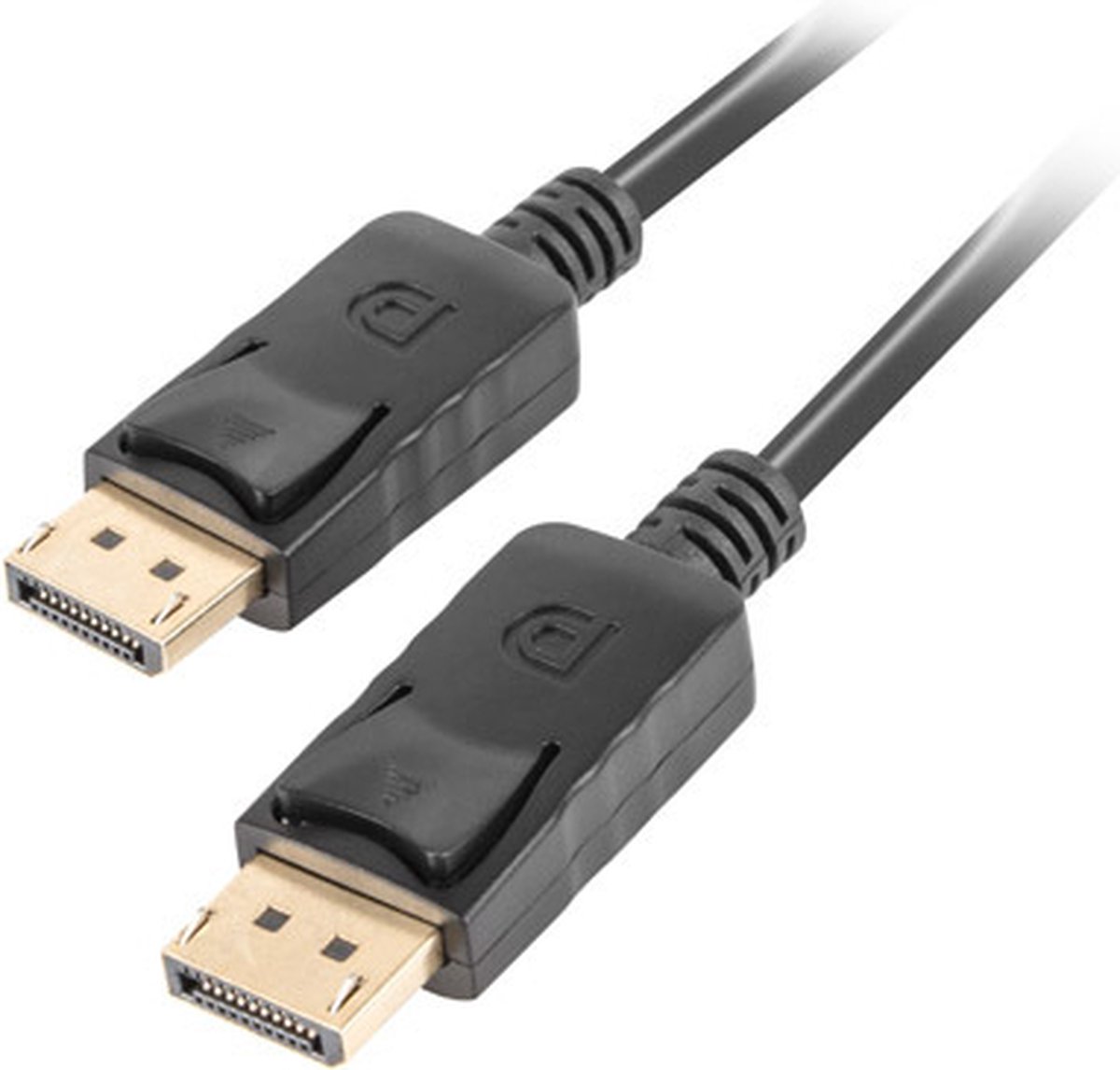 DISPLAYPORT M/M-KABEL 19-POLIG V1.2 0,5M 4K ZWART LANBERG