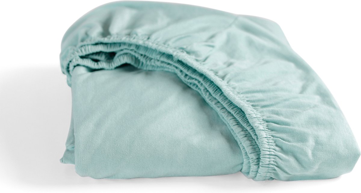 Cinderella hoeslaken - 180x220cm & 200/200cm - Jersey - Groen - Tot 25cm matrashoogte