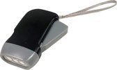 Doodadeals® - Knijpkat Zaklamp Dynamo – Opwindbare Zaklamp – LED – 25 Lumen - Zwart
