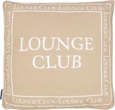 Mars & More Lounge Club outdoor buitenkussen taupe 50x50cm