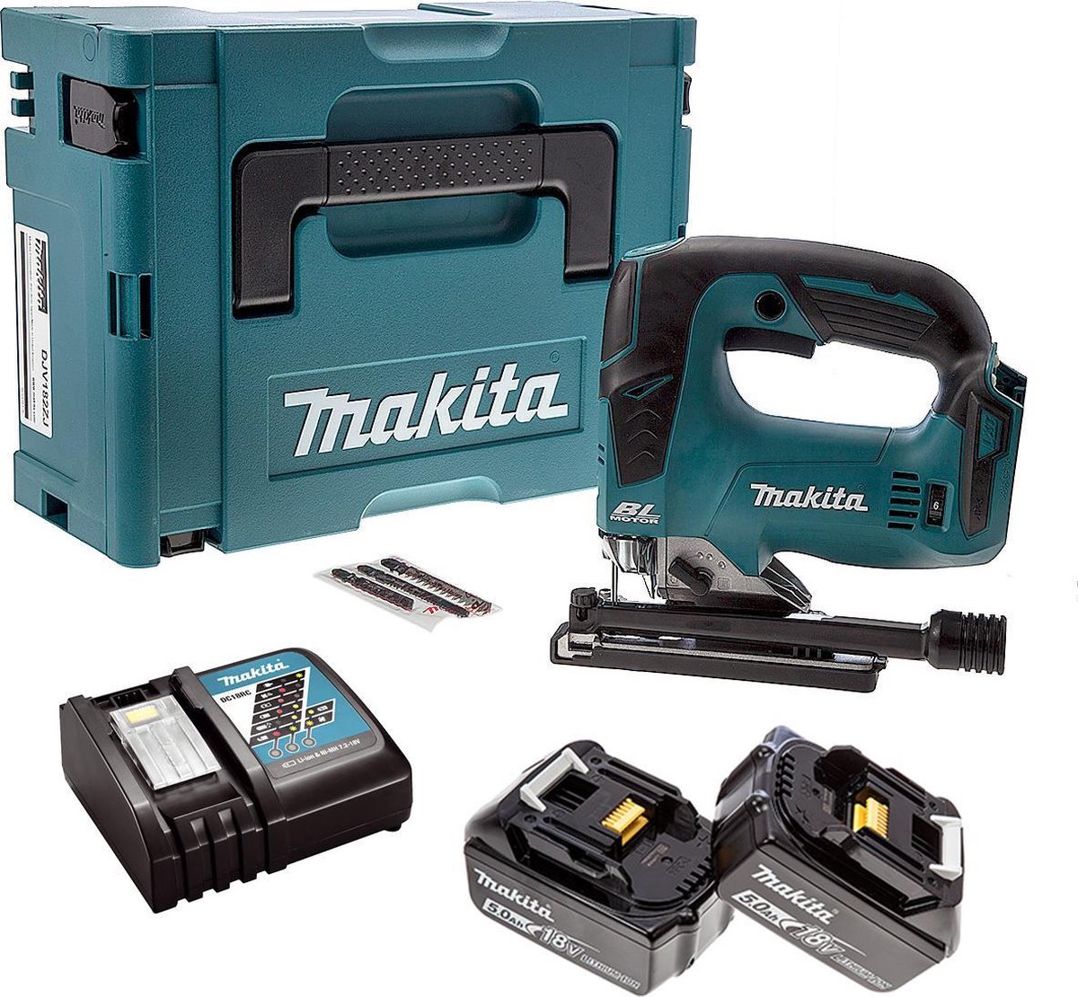 MAKITA Ensemble scie sauteuse sans fil et sans balai 18 V LXT avec