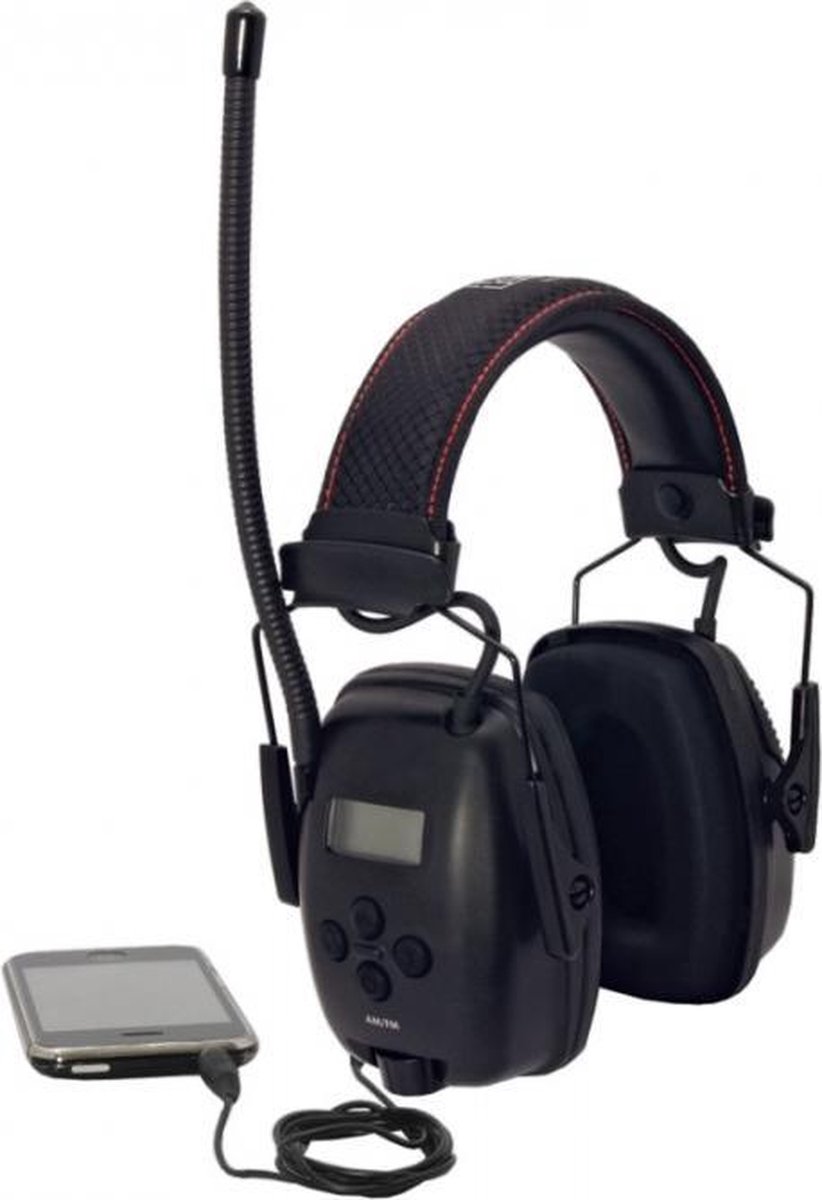 Honeywell 27.31030330 Headset gehoorbescherming met FM AM Radio 82dB
