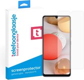 Telefoonglaasje Screenprotectors - Geschikt voor Samsung Galaxy A42 - Case Friendly - Gehard Glas Screenprotector - Geschikt voor Samsung Galaxy A42 - Beschermglas