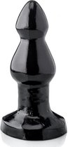 XXLTOYS - Mora - XXL Dildo - Inbrenglengte 22 X 8.5 cm - Black - Uniek design Buttplug - Stevige Anaal plug - Made in Europe