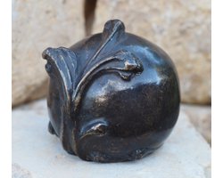 Decoratief Beeld - Bronzen Beelden: Urne Met Golf - Kunststof - Bronzart - Multicolor - 6 X 7 Cm