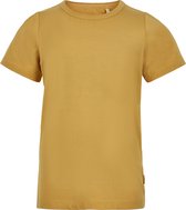 Minymo T-shirt Bamboo Meisjes Viscose Okergeel Maat 152