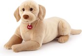 Trudi Classic Knuffel Hond Labrador Extra Groot 74 cm - Hoge kwaliteit pluche knuffel - Knuffeldier voor jongens en meisjes - Beige - 27x34x74 cm maat XL