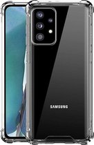 Samsung A32 4G hoesje shock proof case transparant - Samsung Galaxy A32 4G hoesje hoesjes cover hoes