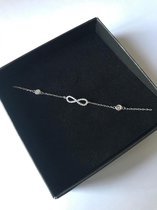 Armband infinity - 925 Sterling Zilver - verstelbaar