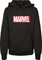 Kinder Hoodie - Kids Marvel Logo Hoody zwart