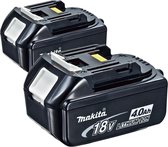 Makita 197273-5 BL1840B Batterie Li-ion Duopack 18 V - 4,0 Ah (2 pièces)