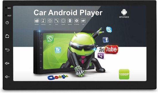 Autoradio | Android 8.1 | 2 Din universeel | Navigatiesysteem | 7' HD  scherm | bol.com
