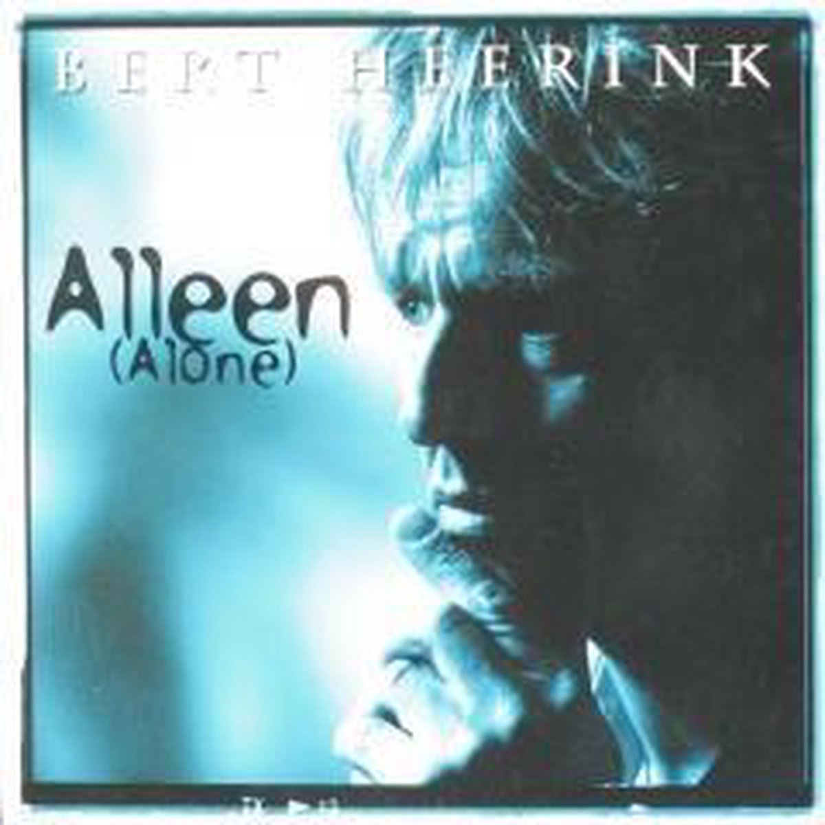 bert heerink alleen (alone) cd-single