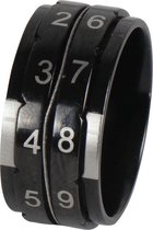KnitPro toerenteller ring maat 12 zwart