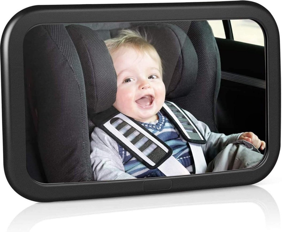 Buxibo - Verstelbare Baby Achteruitkijk Autospiegel - Auto  Veiligheidsspiegel Baby 