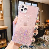 iPhone 11 Hoesje Glitter Case Roze voor iPhone 11