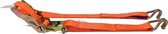 Spanband - 2 delig - 6 Meter - Oranje - Belastbaarheid 1000kg | TUV gecertificeerd, conform EN-12195-2