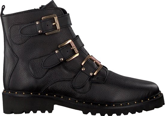 Omoda Dames Biker boots Bee 566 - Zwart - Maat 38 | bol.com