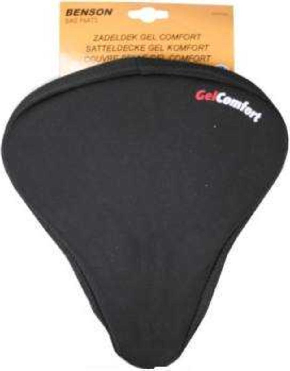 Zadeldek Gel Comfort - Fietszadelhoes - Zwart