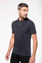 Herenpolo Supima® korte mouwen Black - XXL