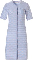 Pastunette dames nachthemd K/M Knoopsluiting - Maat 38 - 38 - Blauw