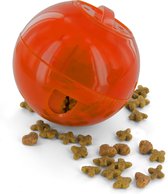 Petsafe SlimCat Voerbal voor katten - oranje - 8 cm - snackbal - snack - bal - kattenspeelgoed - speelgoed - speeltje kitten - doseerbaar - wasbaar