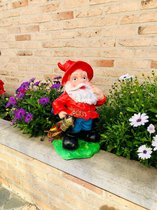 Kabouter gieter - polyester - polyresin -polystone - tuinkabouter - hoogkwalitatieve kunststof - decoratiefiguur - interieur - accessoire - voor binnen - cadeau - geschenk - tuinfiguur - tuin