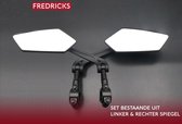Fredricks - Fietsspiegel 1 SET Linker & Rechter Spiegel - eBike - 360° Verstelbaar - Fiets Spiegel