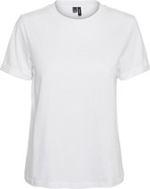 Vero Moda T-shirt Vmpaula S/s T-shirt Ga Noos 10243889 White Dames Maat - L