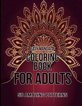 Easy Mandala Coloring Book for adults 50 Amazing Patterns: Adults Coloring Book for Beginners, Seniors and people with low vision