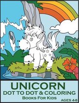 Unicorn Dot To Dot Books For Kids Ages 4-8