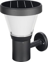 Iplux - Oslo - Solar Tuinverlichting - Warm wit - Wandlamp 31cm