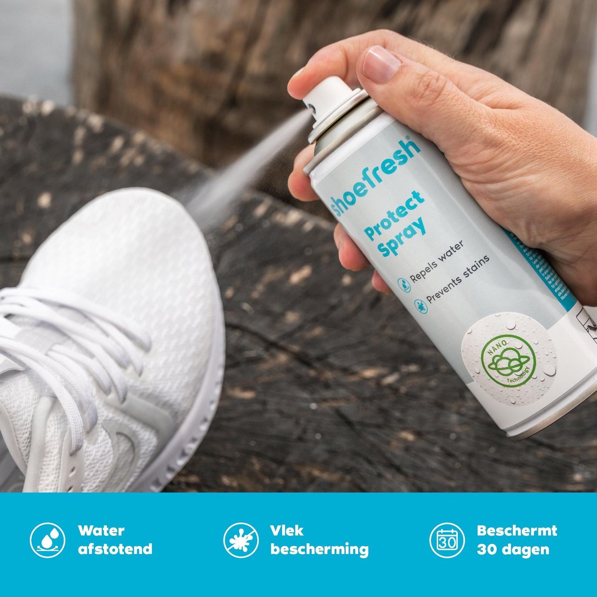 lepel In hoeveelheid Prestatie Shoefresh waterafstotende spray – schoenspray / schoenenspray waterdicht  –... | bol.com