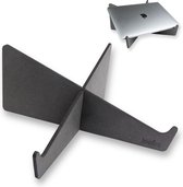 Jooba® Laptop standaard - laptop stand - Laptopstandaard - Zwart - hout - Laptop houder - Universeel