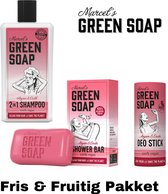 Marcel's Green Soap - Fris & Fruitig Pakket (Argan & Oudh) / Geschenkset / Cadeau / Shampoo / Douchegel / Deodorant / Badkamer / Douche / Hygiene / Uiterlijk / Verzorging / Ecologi